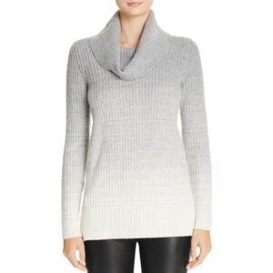 THEORY | Madalina Ombré Charmant Cashmere Wool Turtleneck Sweater | M